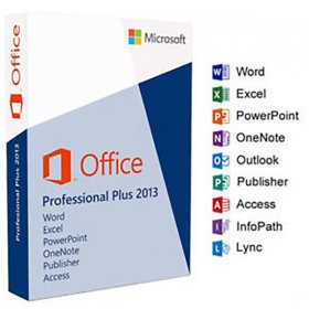 Microsoft Office Professional plus 2013 5 PC activation key code license