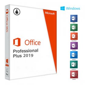 Microsoft Office 2019 Professional Plus for 5 Windows PC activation key license