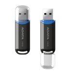 ADATA 16GB USB 2.0 Memory Pen, C906, Compact, Black & Blue