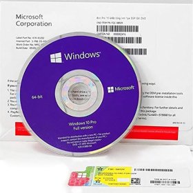 Windows 10 Professional Retail DSP OEI DVD 64 Bit English (int)