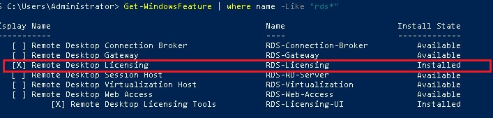 Windows RDS server-powershell